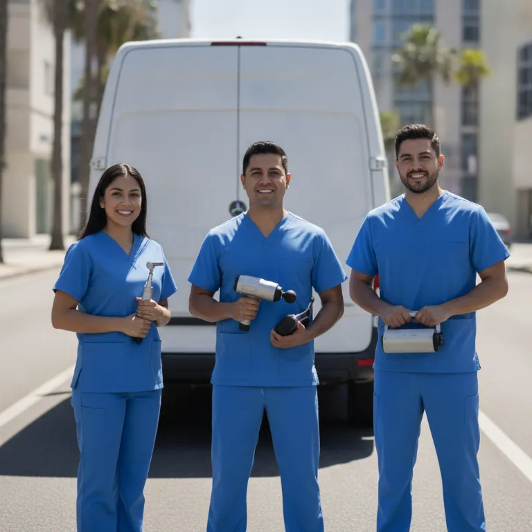 Quiroprático equipe em Praia Grande